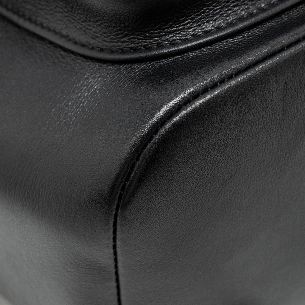Chanel 23c Large Duma Backpack Calfskin Black L (microchip)
