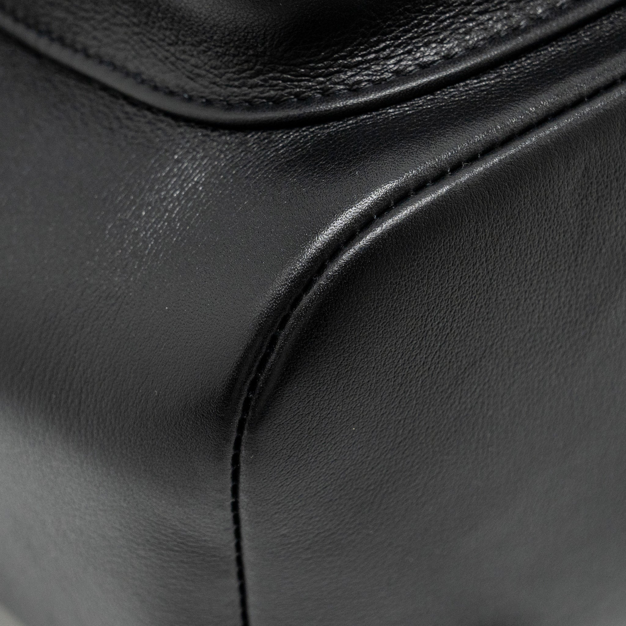 Chanel 23c Large Duma Backpack Calfskin Black L (microchip)