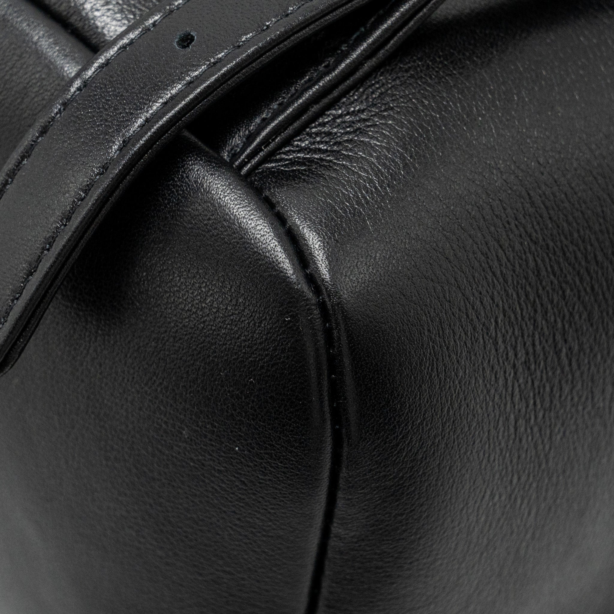 Chanel 23c Large Duma Backpack Calfskin Black L (microchip)