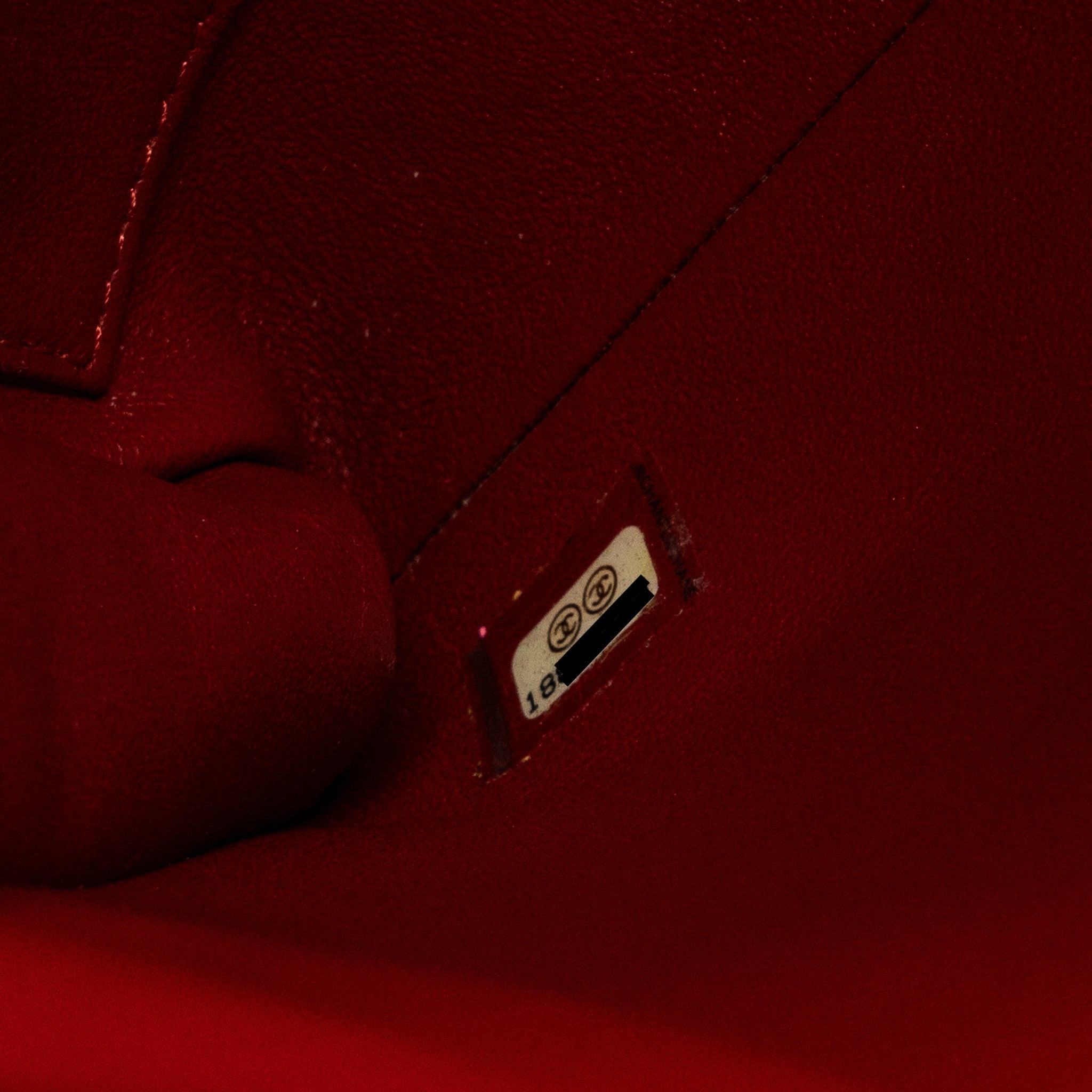 Chanel Timeless Flap Clutch With Chain Caviar Red