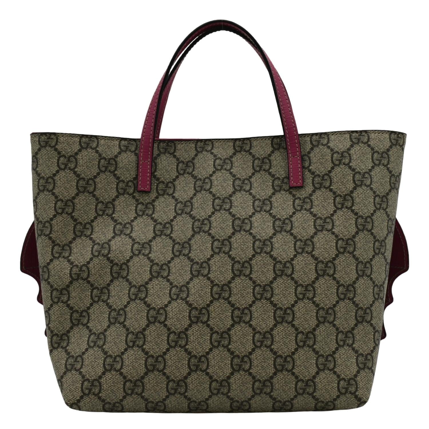 GUCCI Kids Bat  Canvas Tote Bag Pink 525522