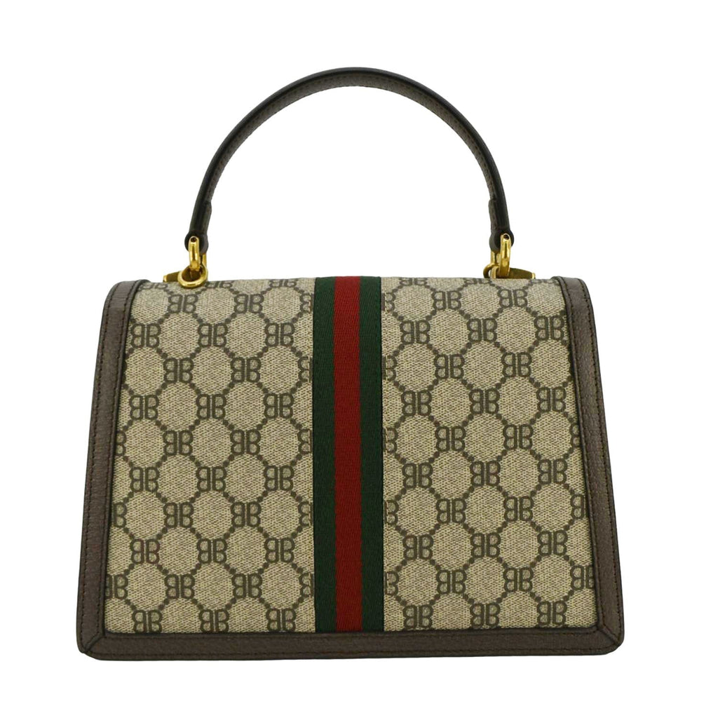 GUCCI X BALENCIAGA The Hacker Project Web BB Supreme Shoulder Bag Beige 680119