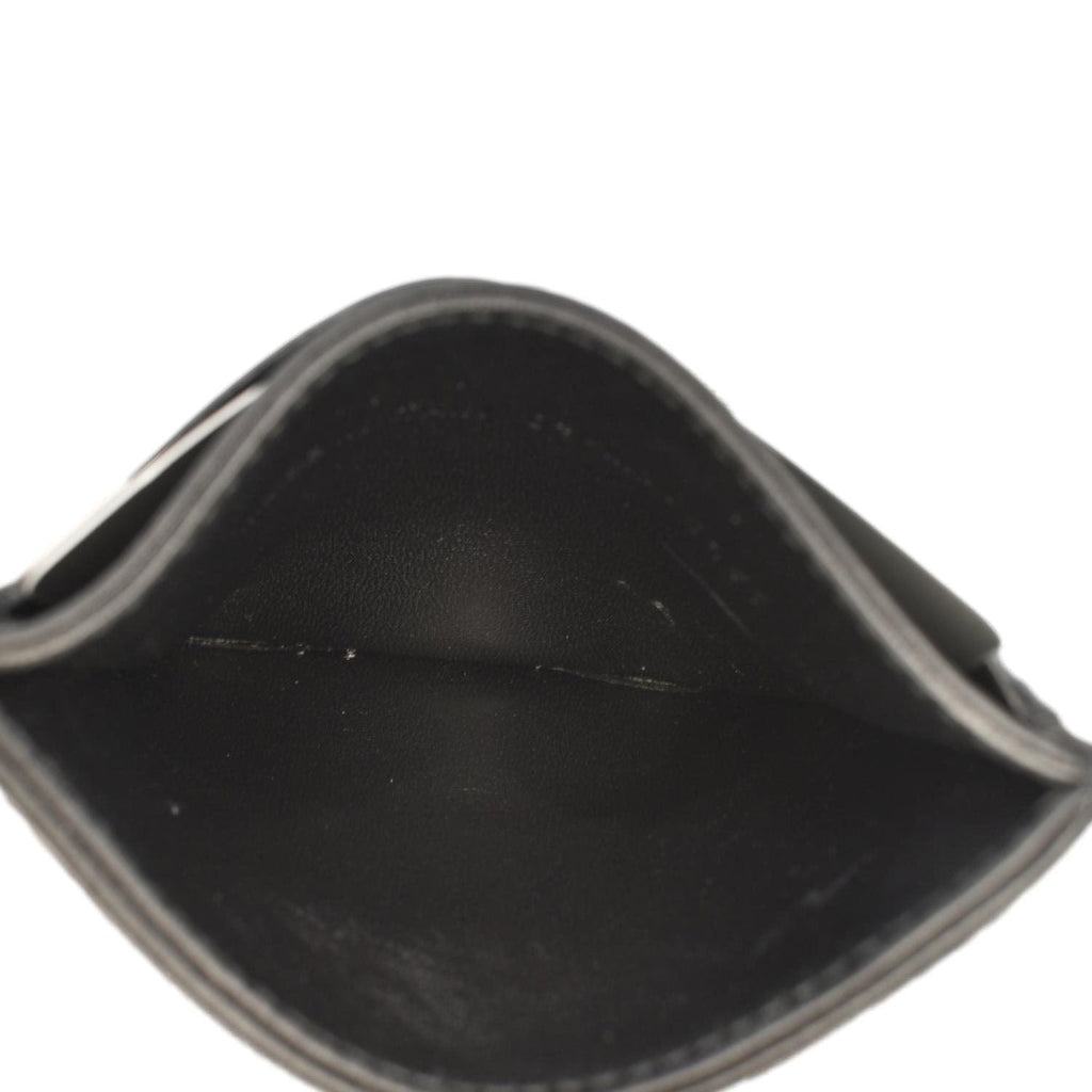 CHRISTIAN DIOR Diorama Cannage Leather  Holder Black