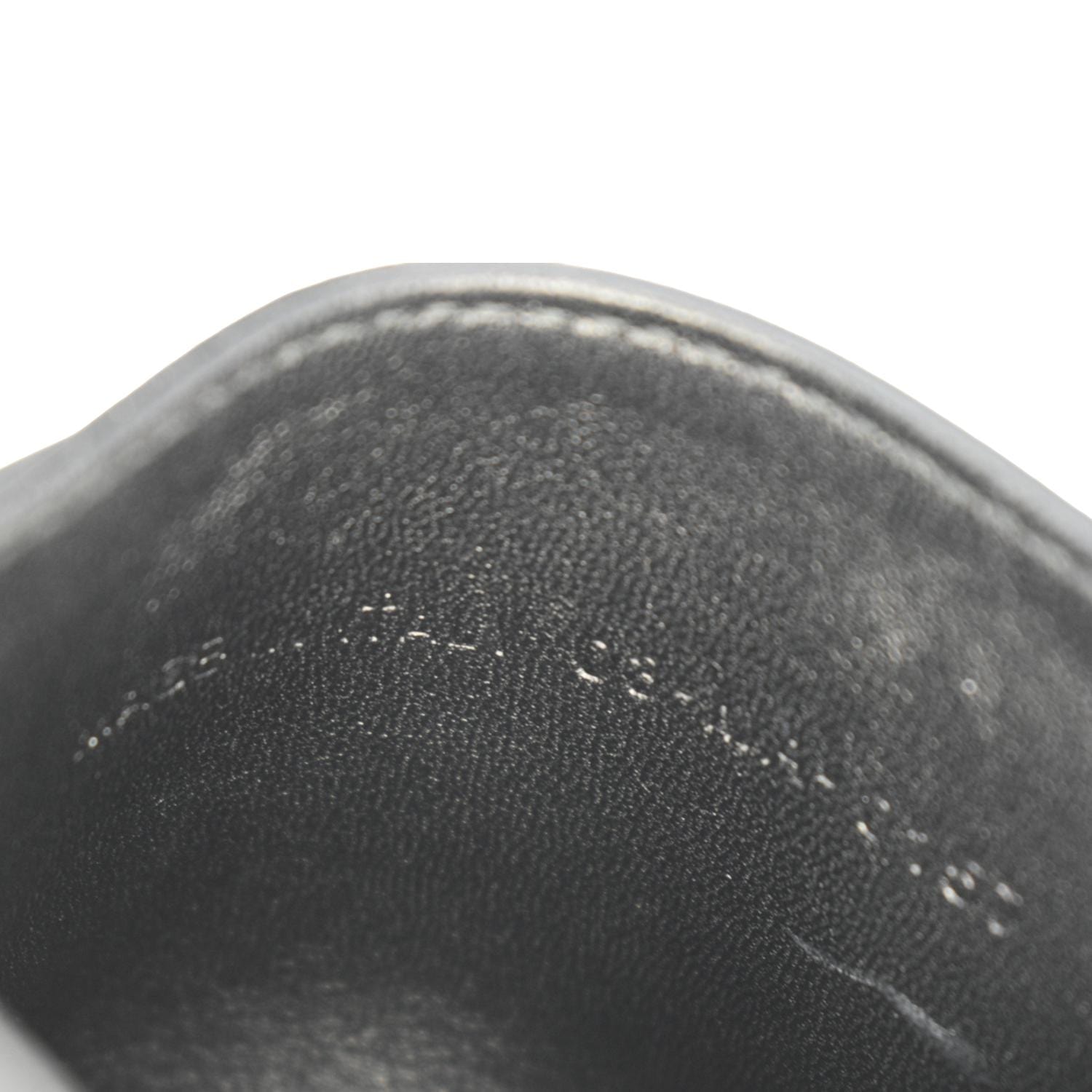 CHRISTIAN DIOR Diorama Cannage Leather  Holder Black