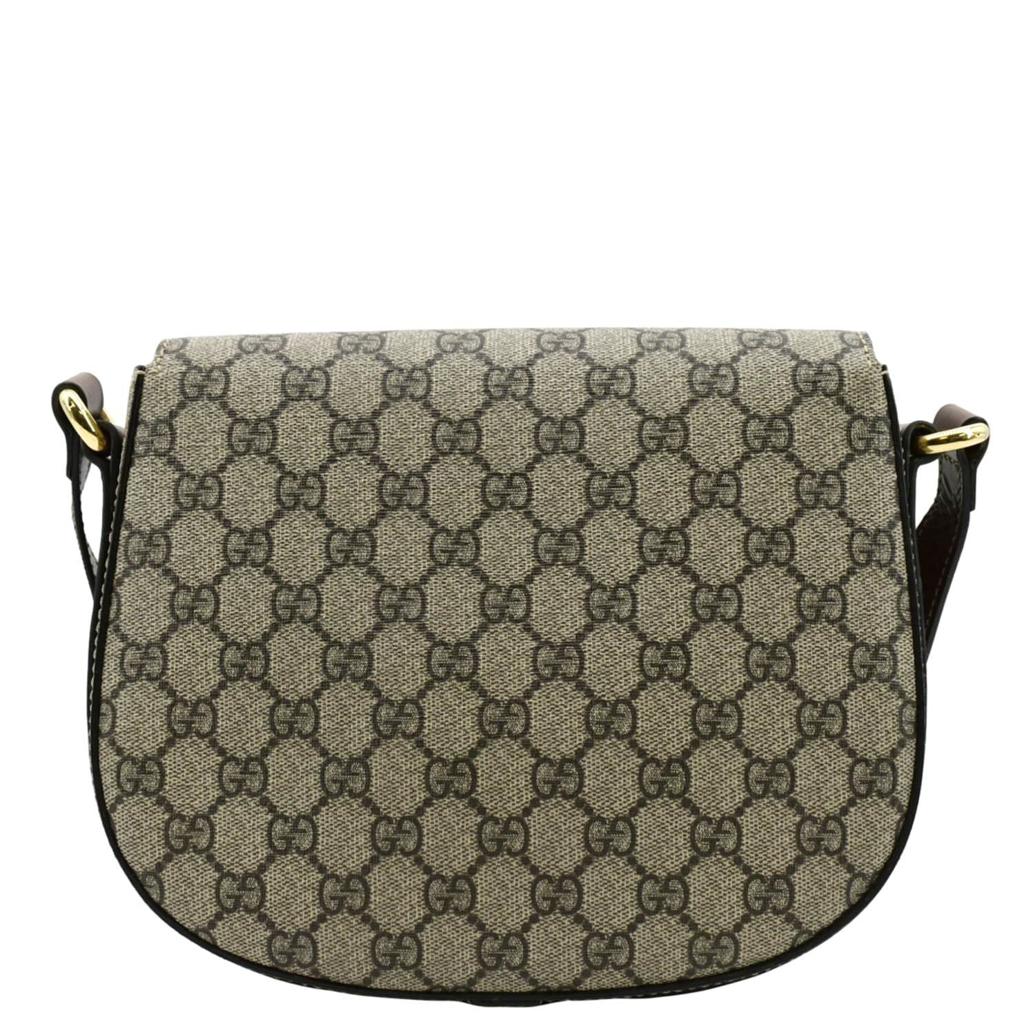 GUCCI Ophidia Small GG Canvas Messenger Bag Beige