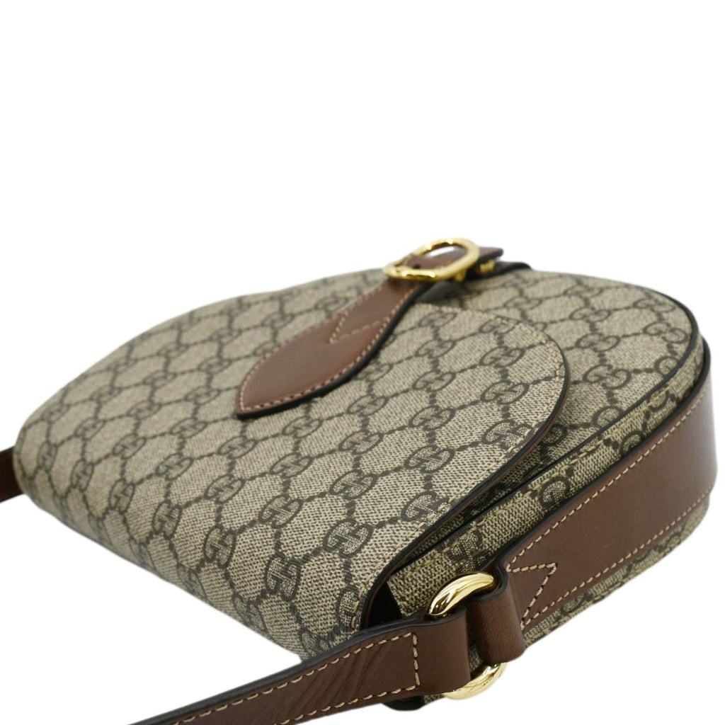 GUCCI Ophidia Small GG Canvas Messenger Bag Beige