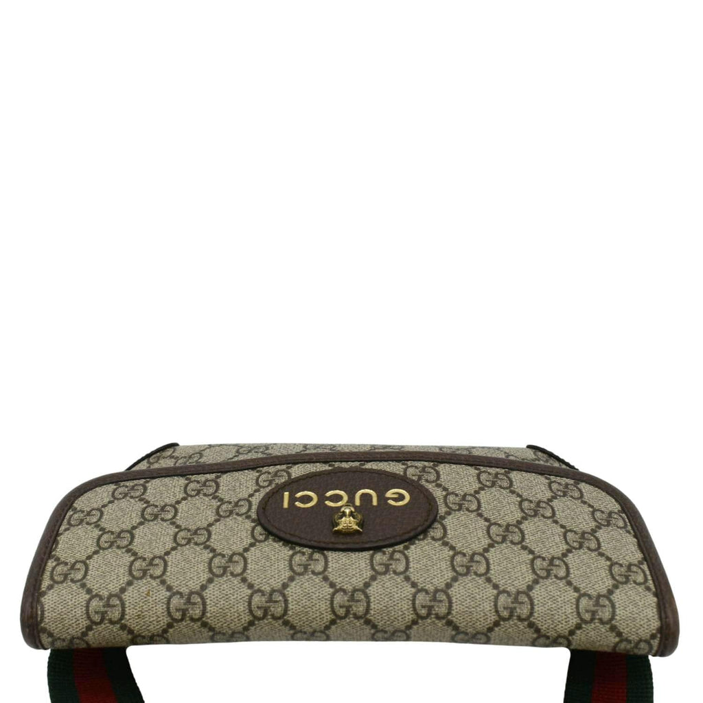 GUCCI Neo Vintage GG Monogram Canvas Belt Bag Beige 493930