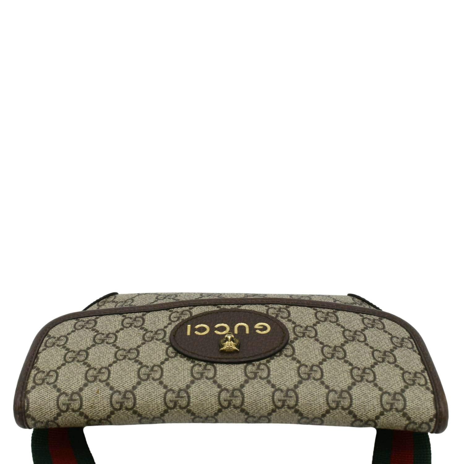 GUCCI Neo Vintage GG Monogram Canvas Belt Bag Beige 493930