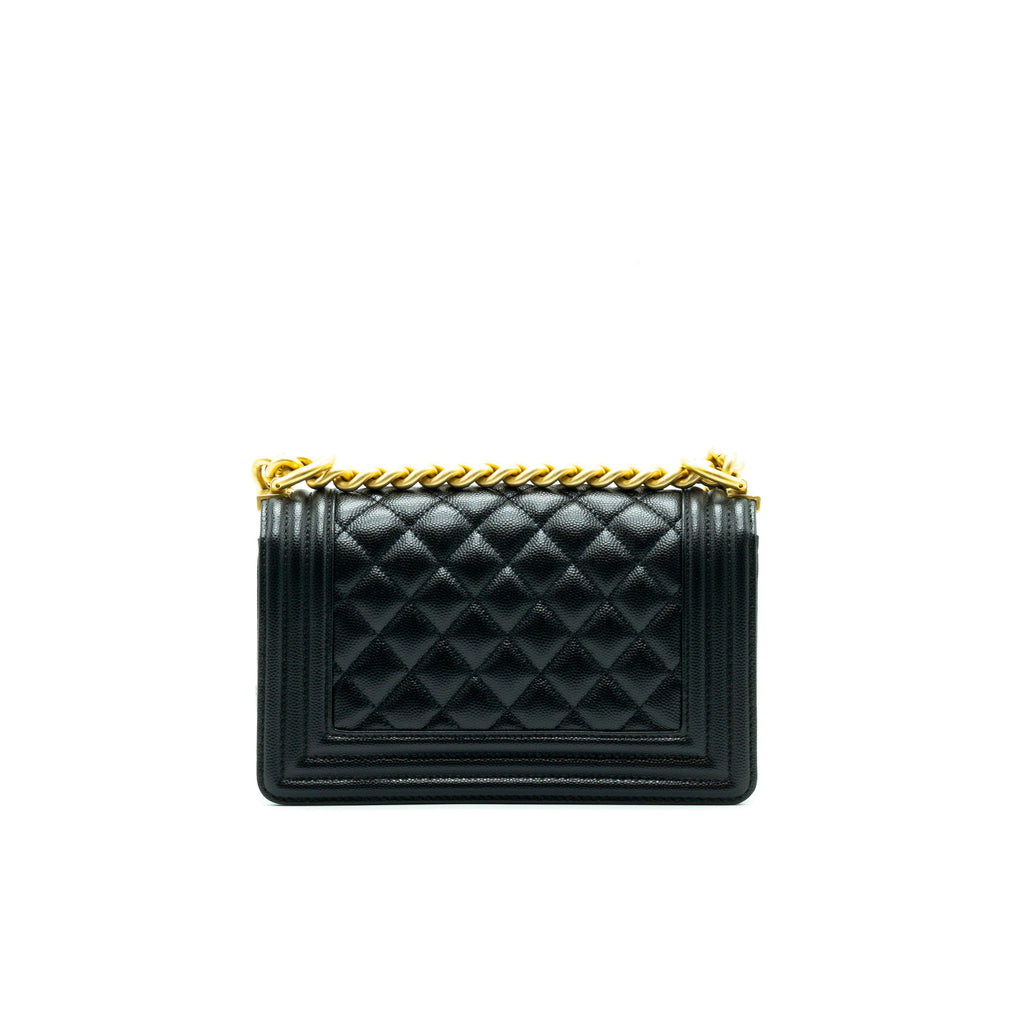 Chanel Small Leboy Cavier Black