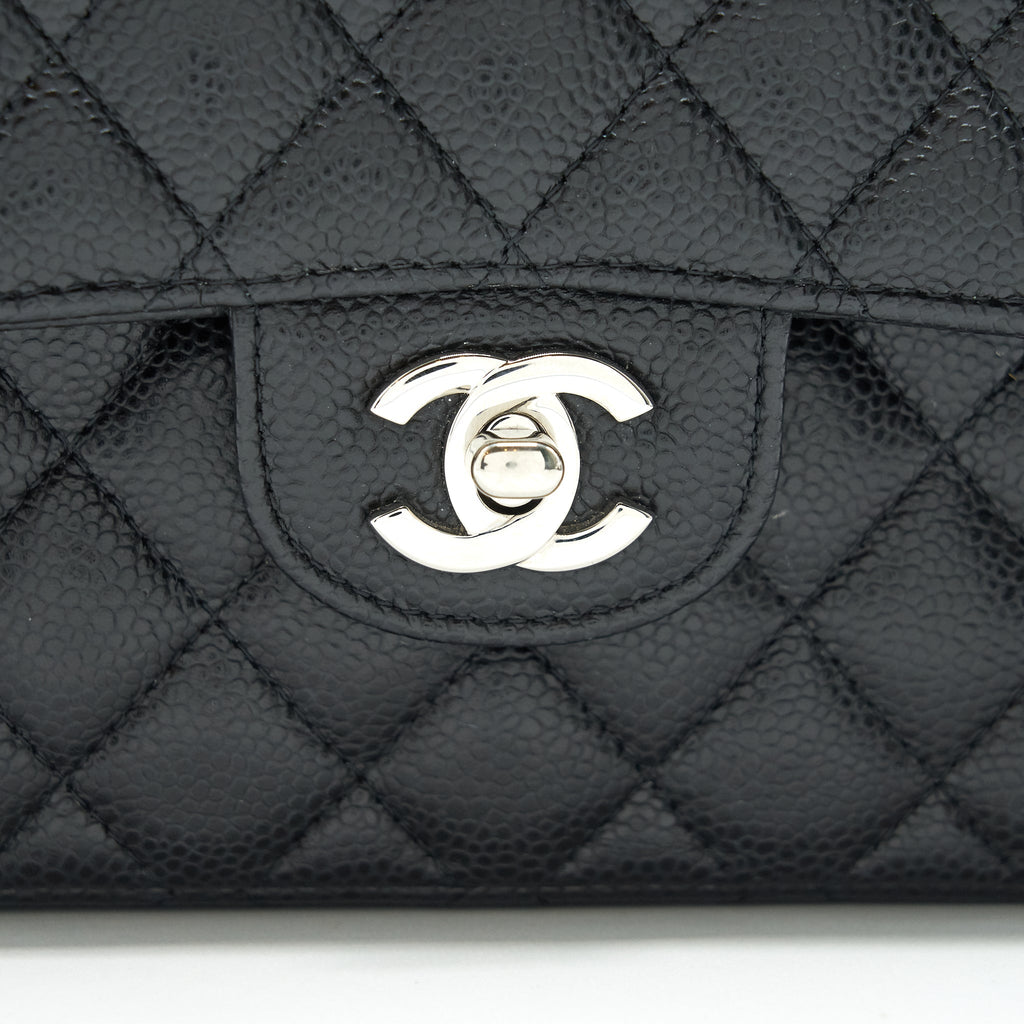 CHANEL CLASSIC SMALL DOUBLE FLAP CAVIAR