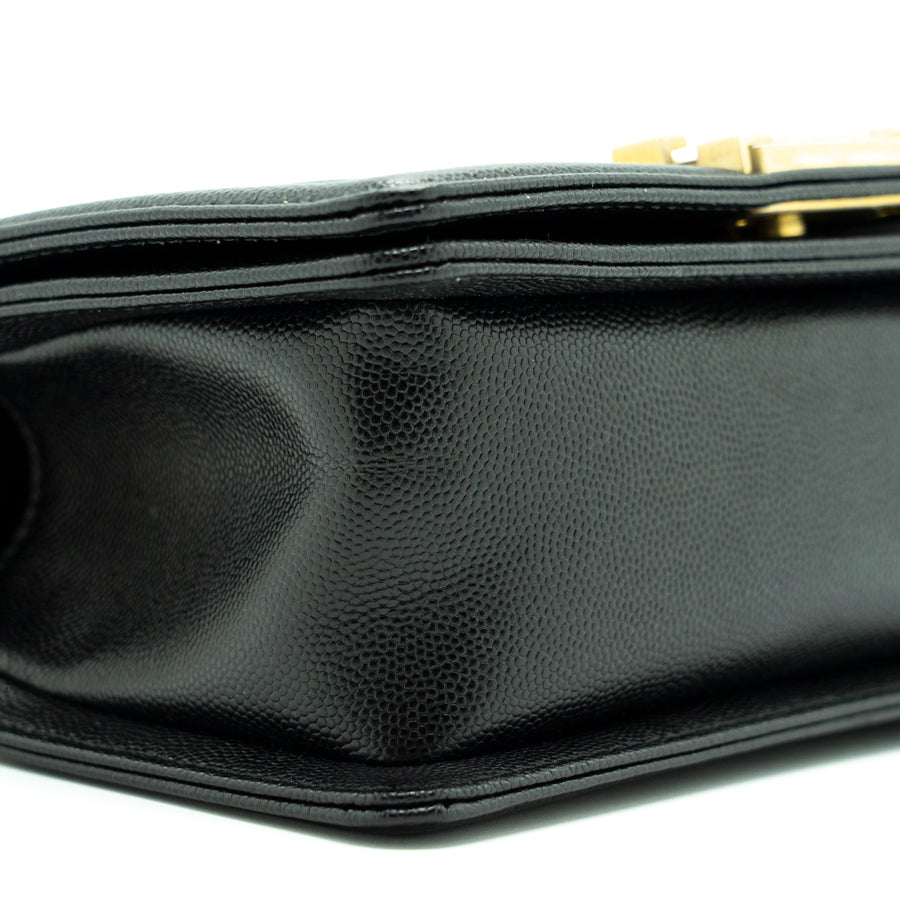 Chanel Small Leboy Cavier Black