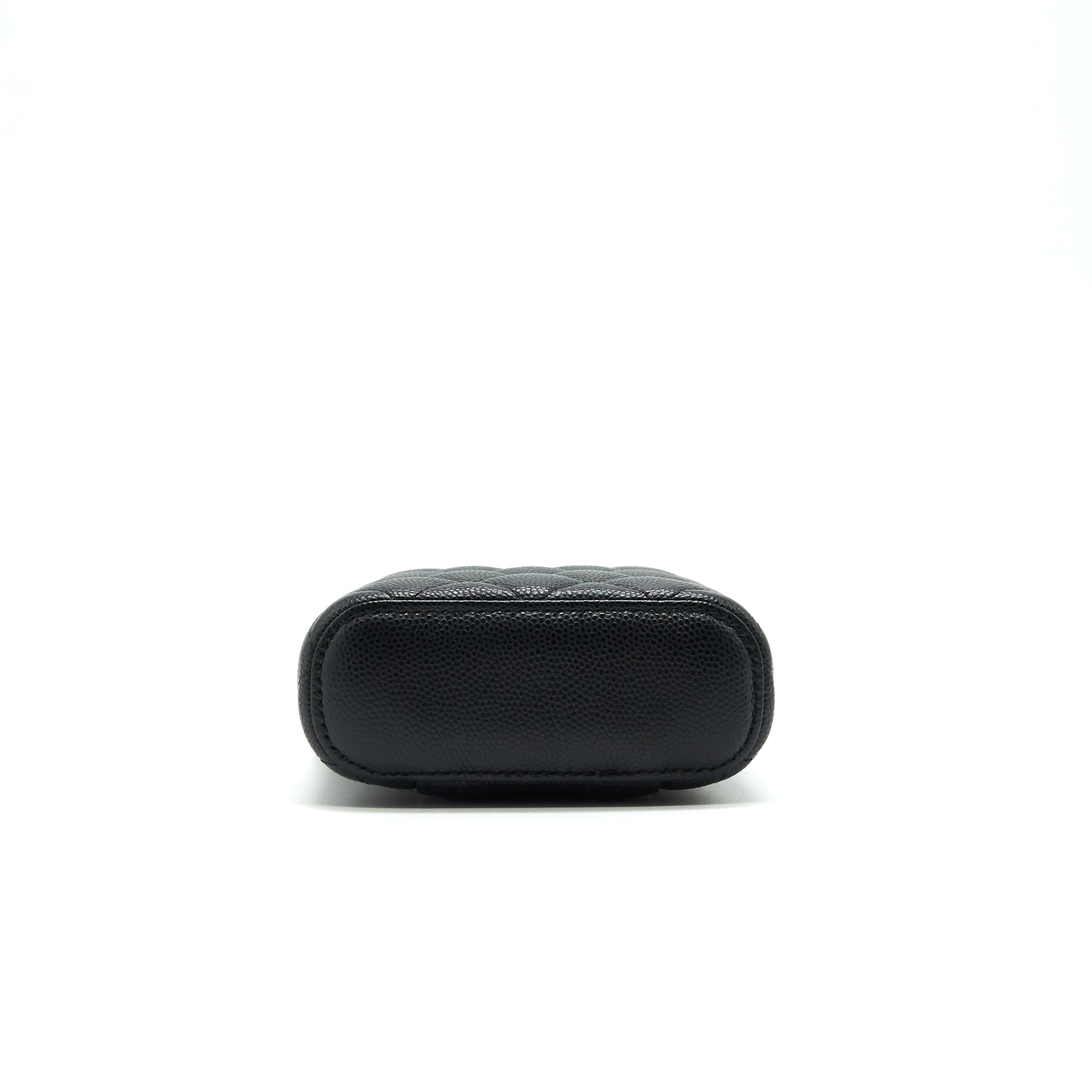 Chanel Long Vanity on Chain Caviar Black L