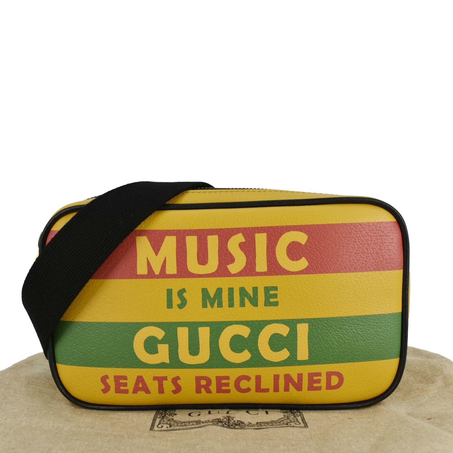GUCCI 100 Centennial Music Is Mine Leather Belt Bag Multicolor 602695