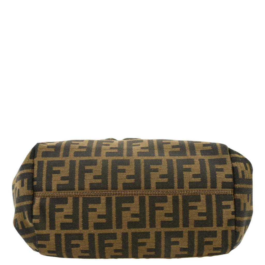 FENDI Chef Zucca Canvas Tote Bag Tobacco Brown