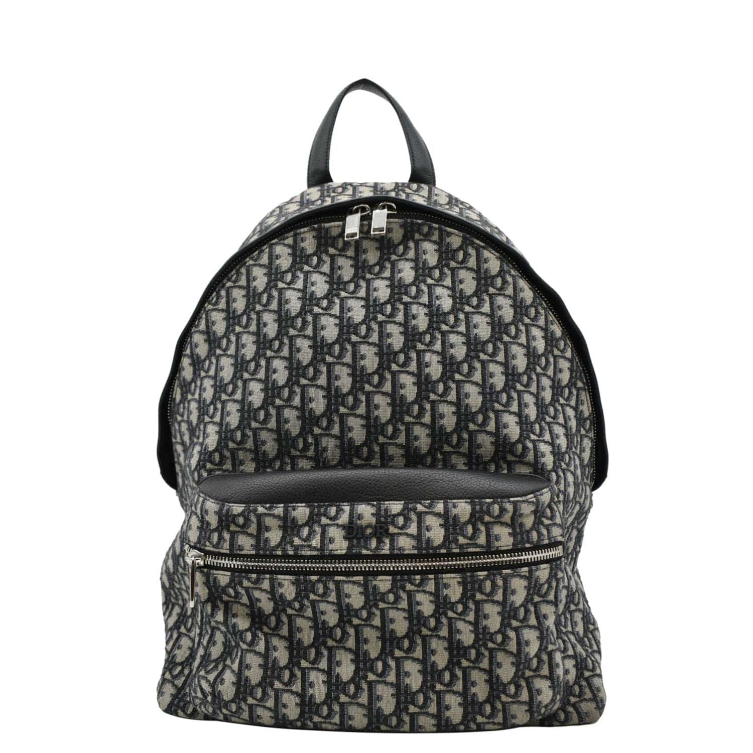 CHRISTIAN DIOR Kids Rider Mini Oblique Jacquard Backpack Beige