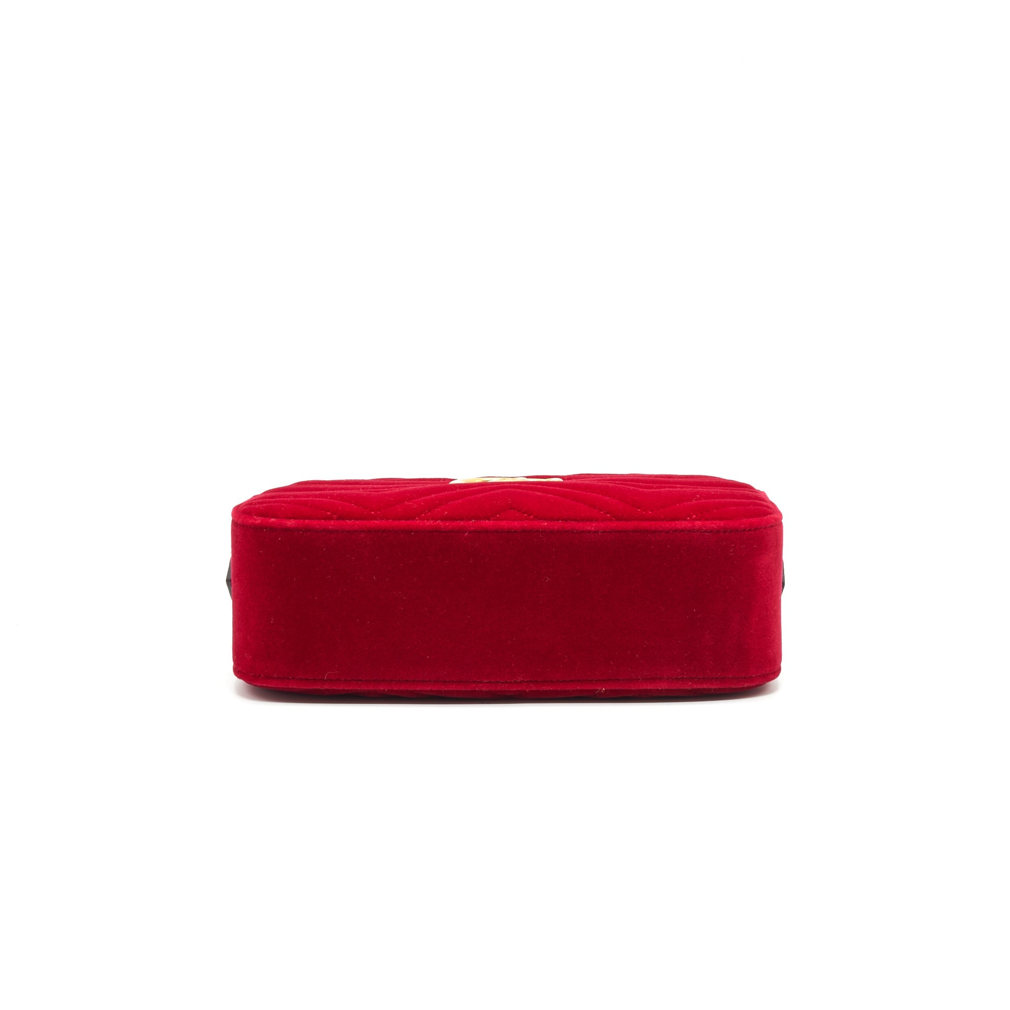 Gucci Marmont Valvet Camera Bag Red