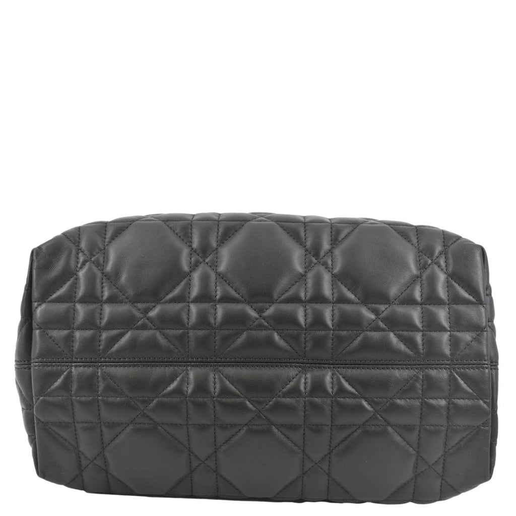 CHRISTIAN DIOR Medium Toujours Leather Shoulder Bag Black