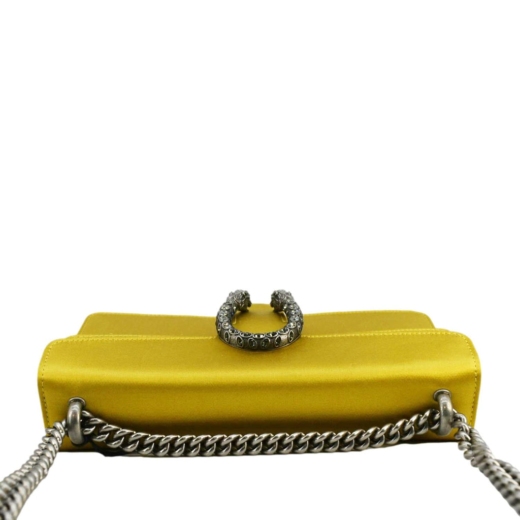 GUCCI Dionysus Small Leather Crossbody Bag Gold 499623