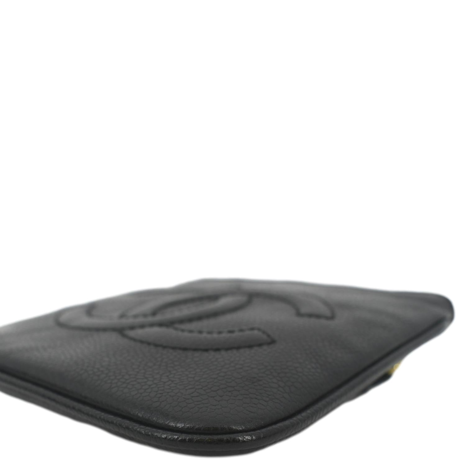 CHANEL Vintage Timeless Caviar Leather Belt Bag Black