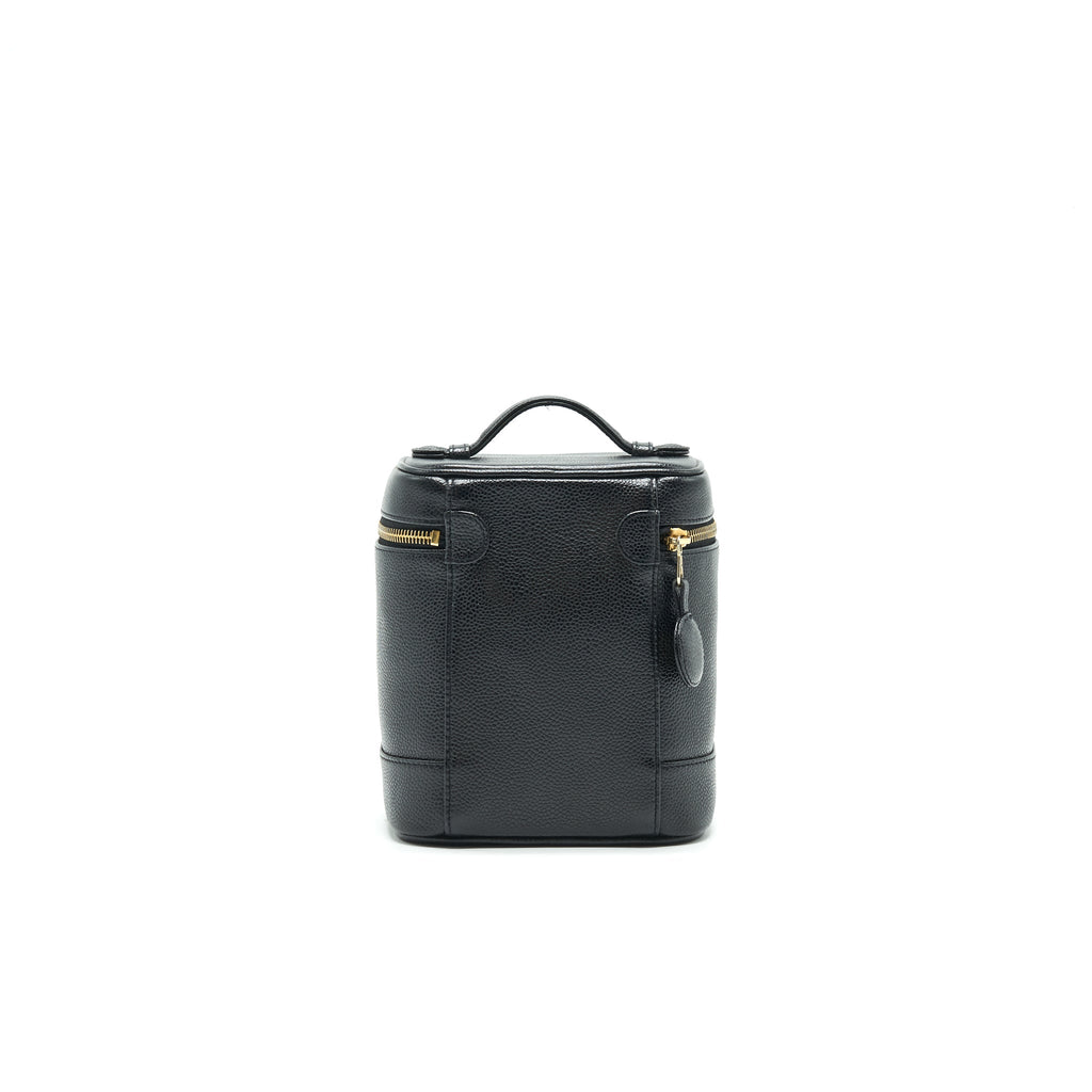 Chanel Vintage Vanity Case Caviar Black