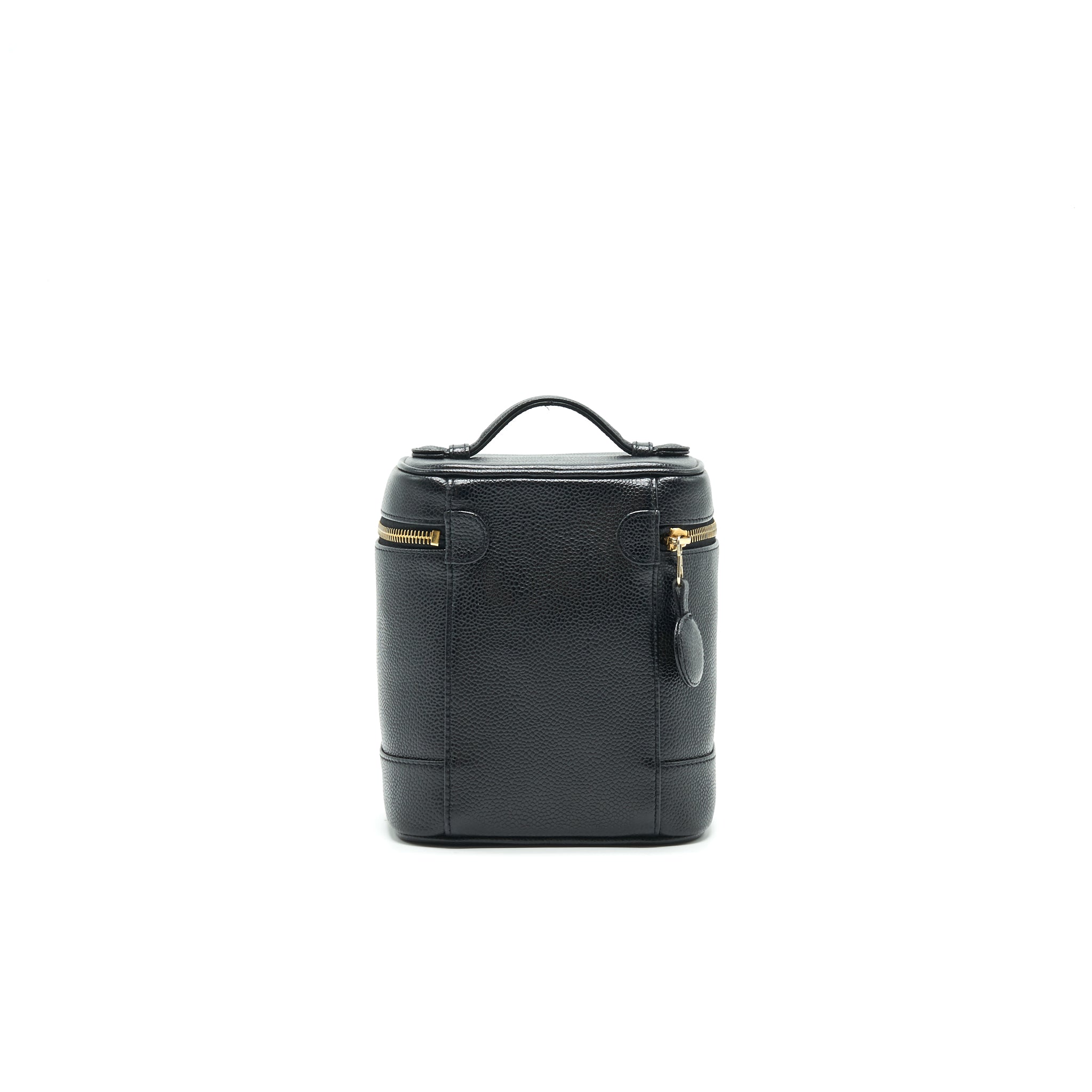 Chanel Vintage Vanity Case Caviar Black