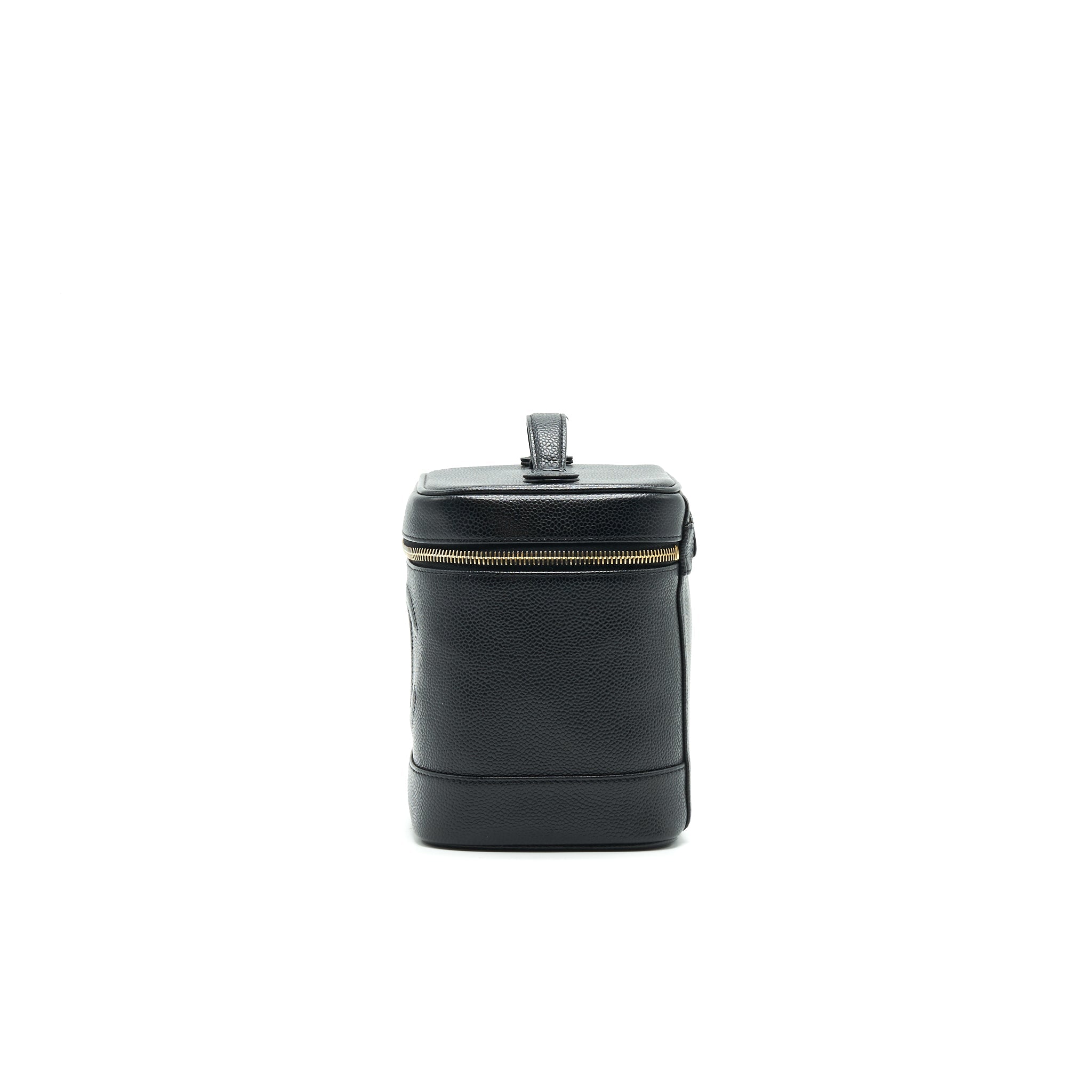 Chanel Vintage Vanity Case Caviar Black