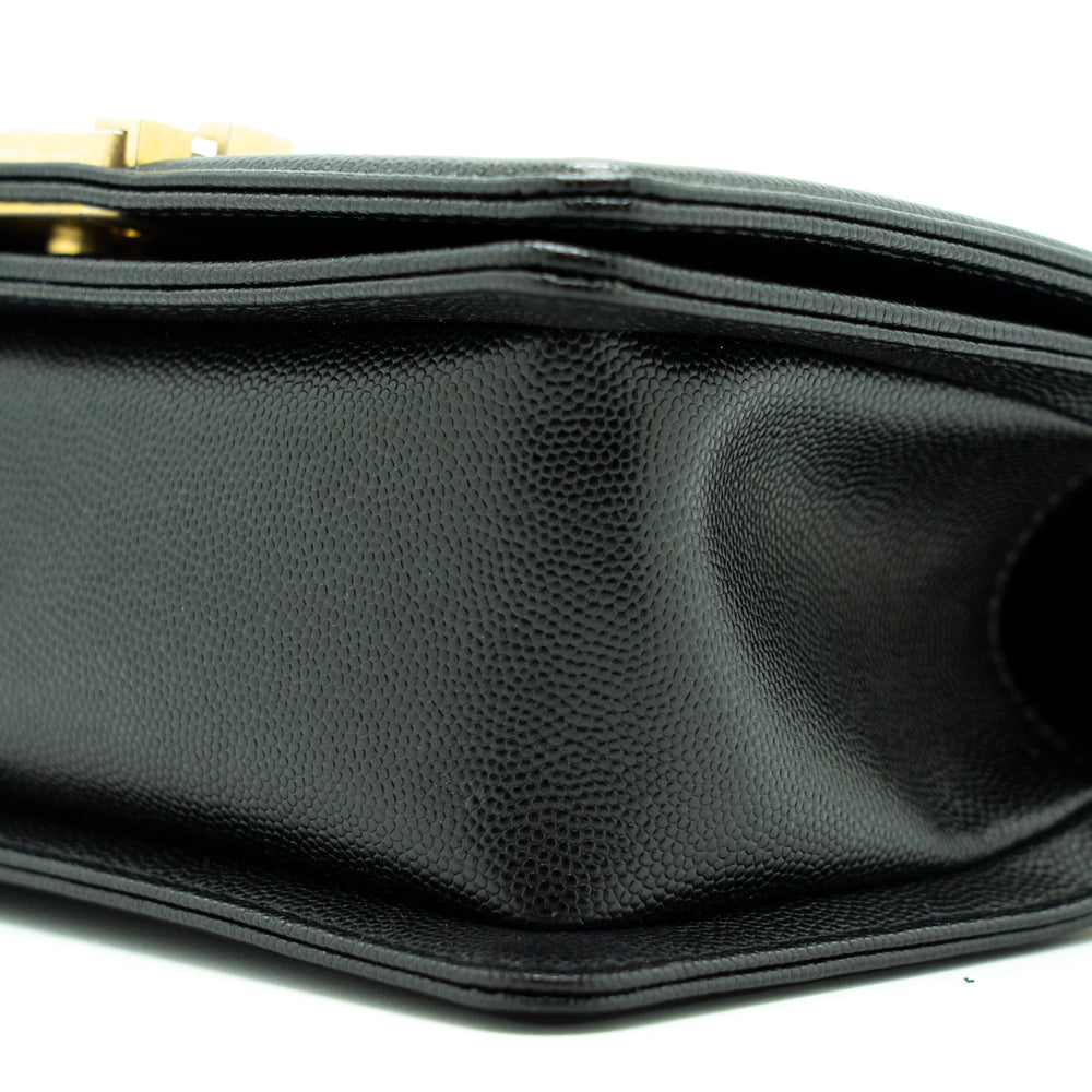 Chanel Small Leboy Cavier Black