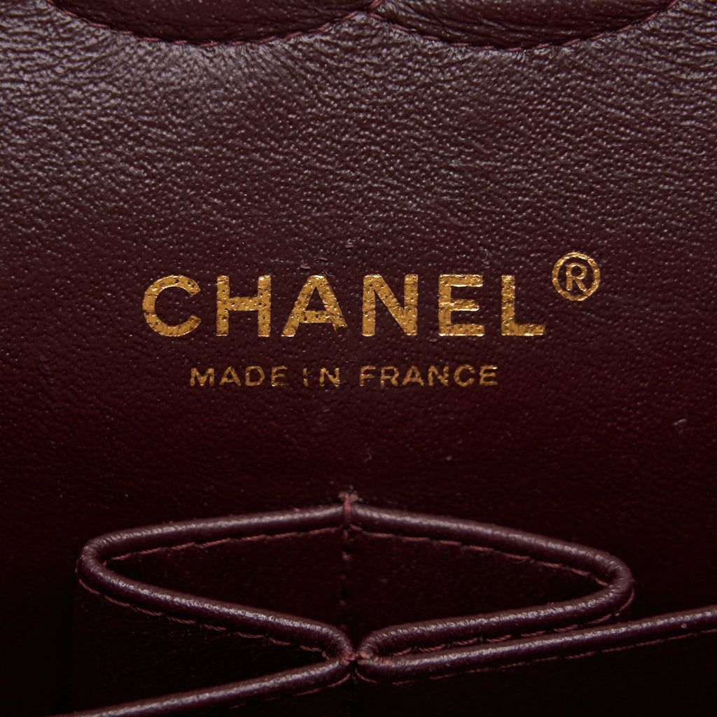 Chanel Medium Classic Double Flap Bag Caviar Black  Serial16