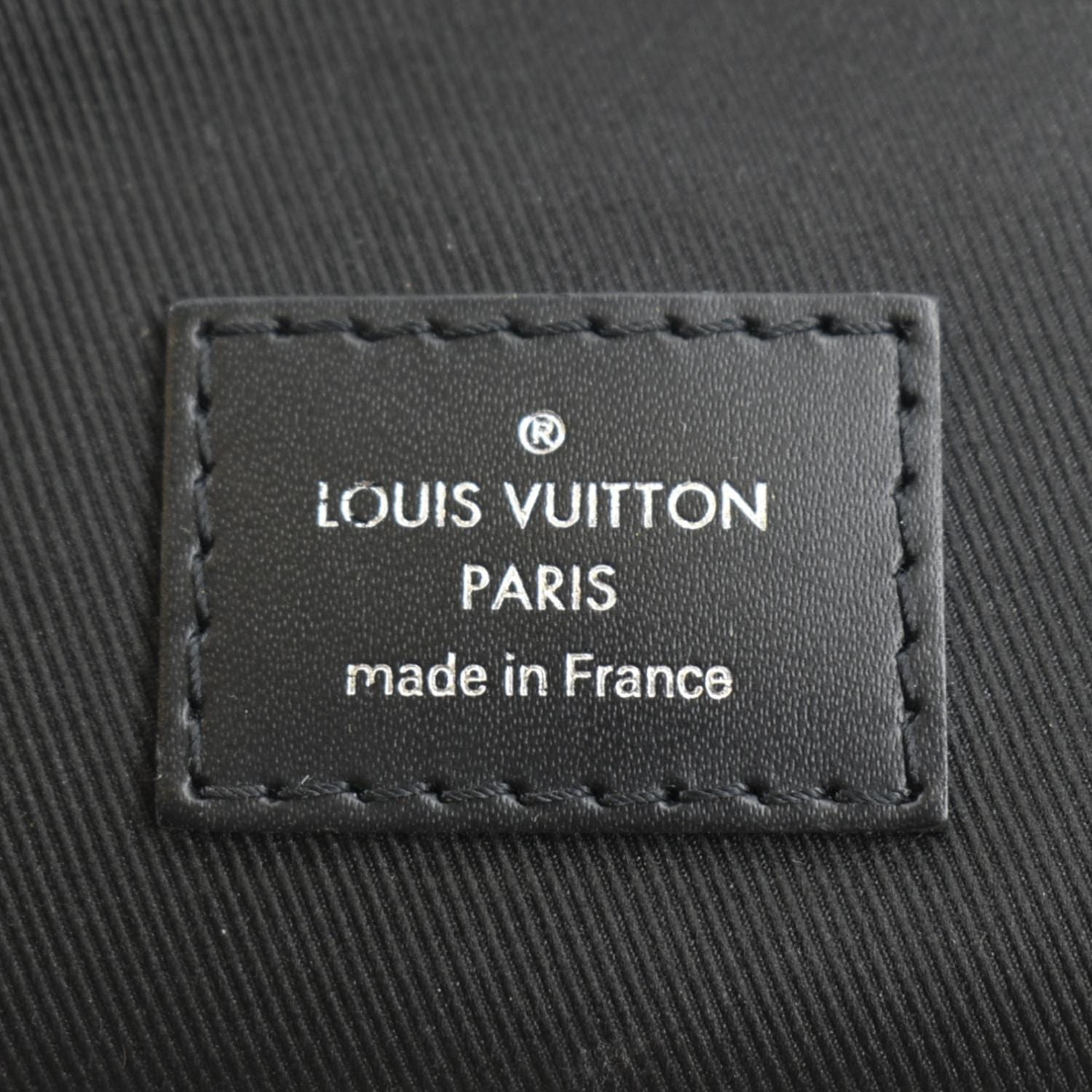 LOUIS VUITTON Avenue Sling Damier Graphite Backpack Bag Black