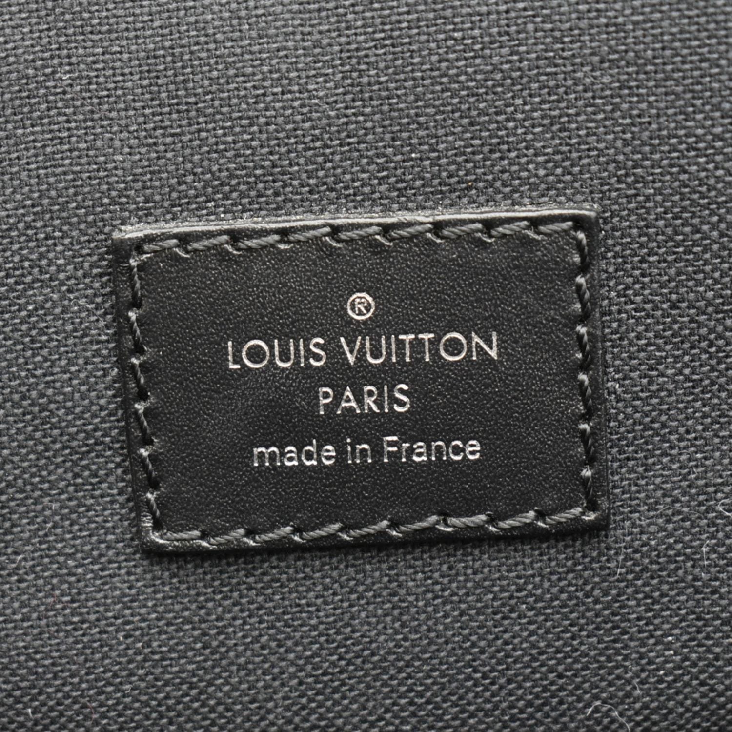LOUIS VUITTON Christopher MM Monogram Macassar Canvas Backpack Bag Brown
