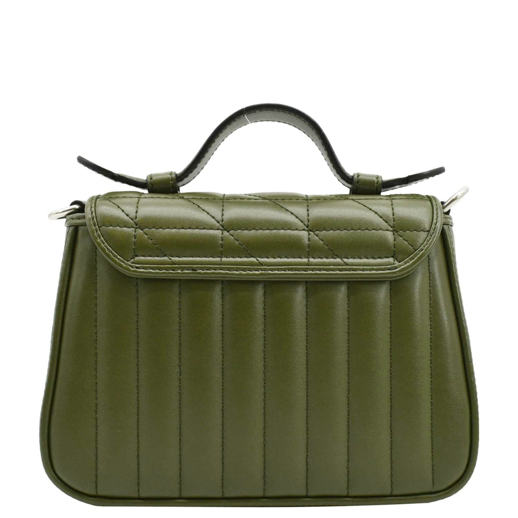 GUCCI GG Marmont Mini Top Handle Crossbody Bag Olive 583571