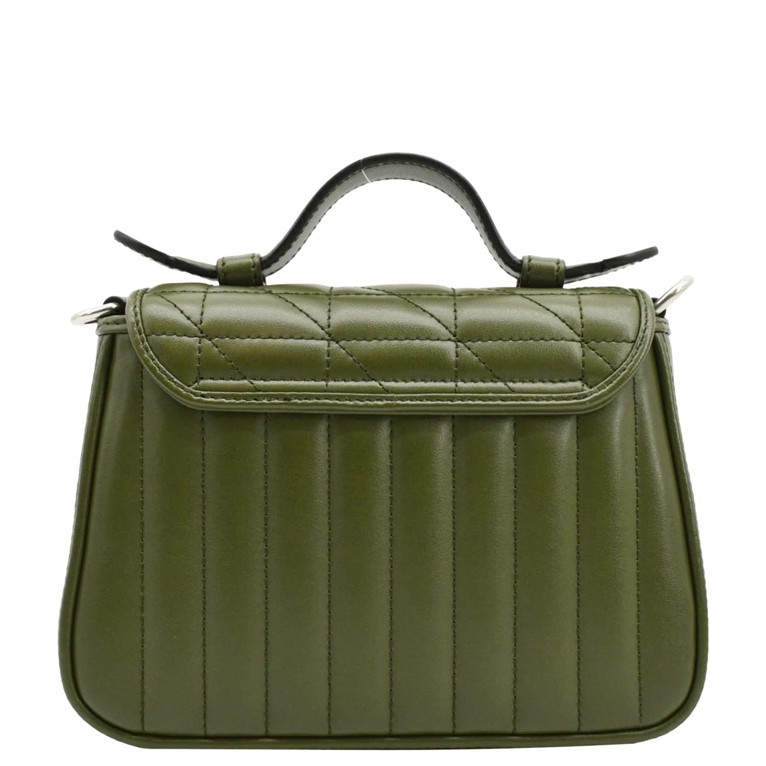 GUCCI GG Marmont Mini Top Handle Crossbody Bag Olive 583571