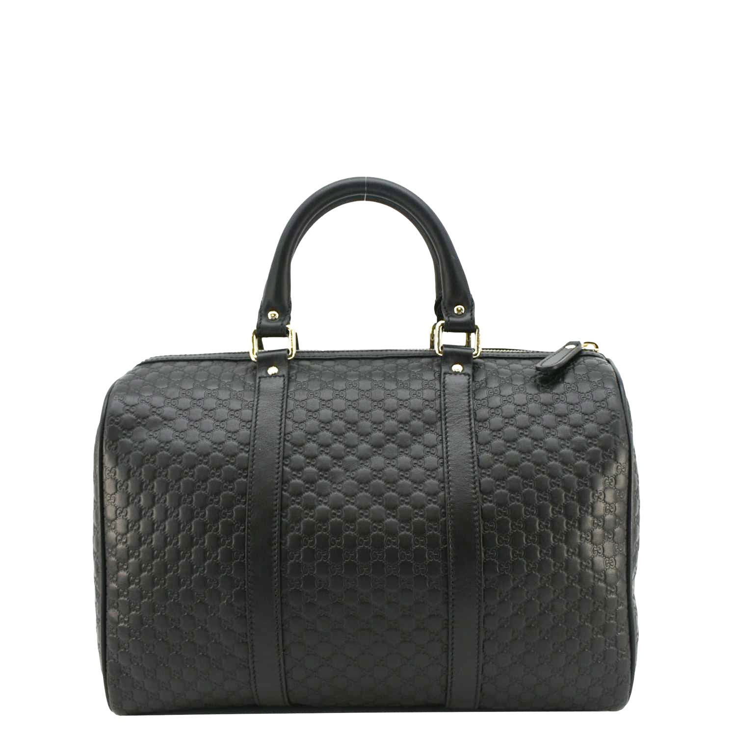GUCCI  GG Microguccissima Boston Travel Bag Black 449646