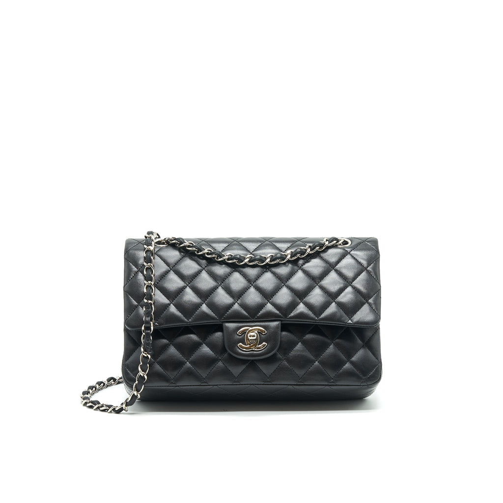Chanel Classic Double flap Lambskin Black  serial 13