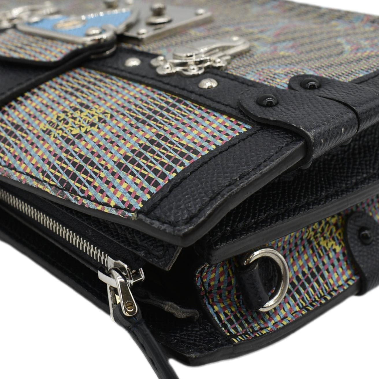 LOUIS VUITTON Trunk Clutch Damier Monogram LV Pop Crossbody Bag Multicolor