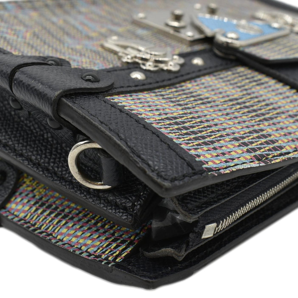 LOUIS VUITTON Trunk Clutch Damier Monogram LV Pop Crossbody Bag Multicolor
