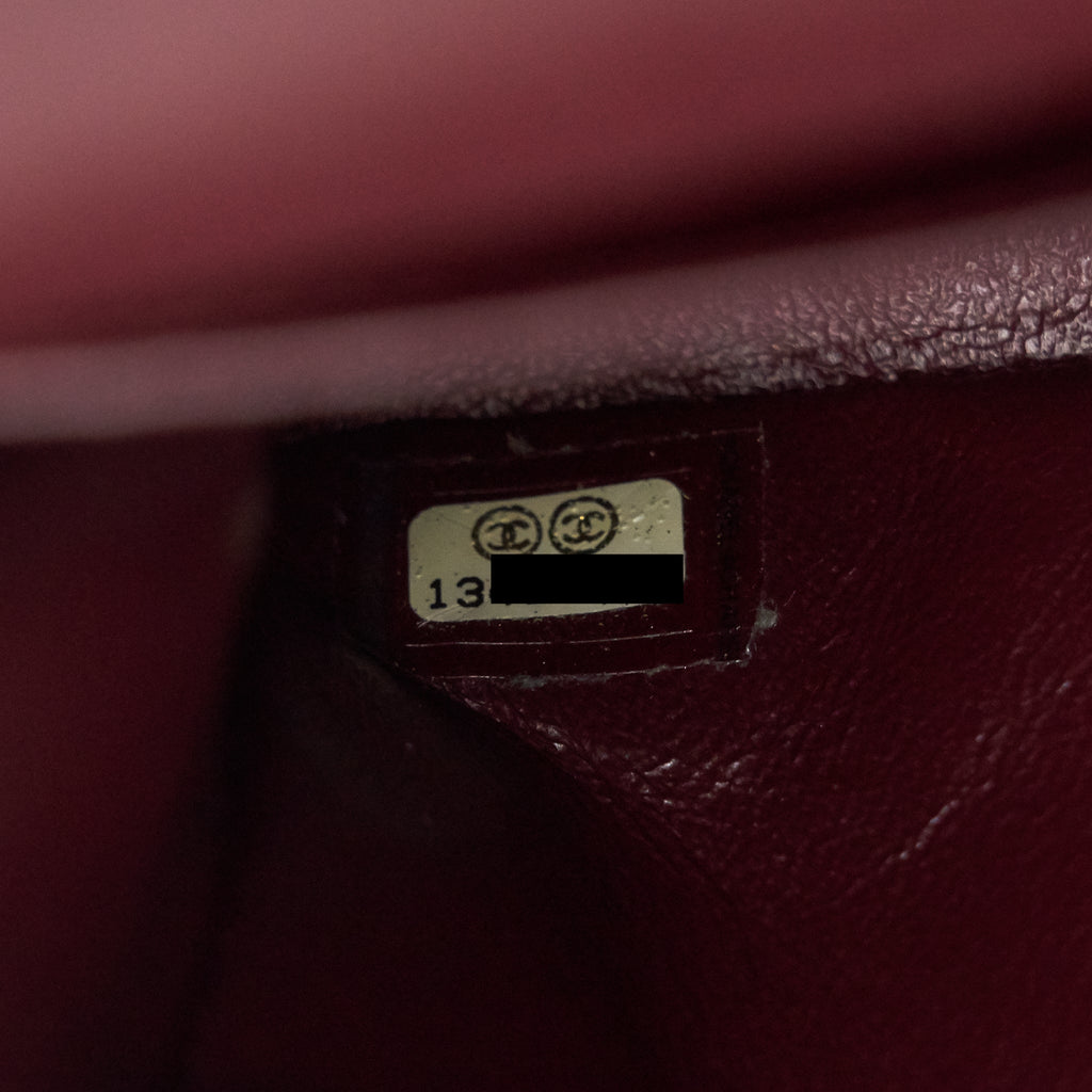 Chanel Classic Double flap Lambskin Black  serial 13