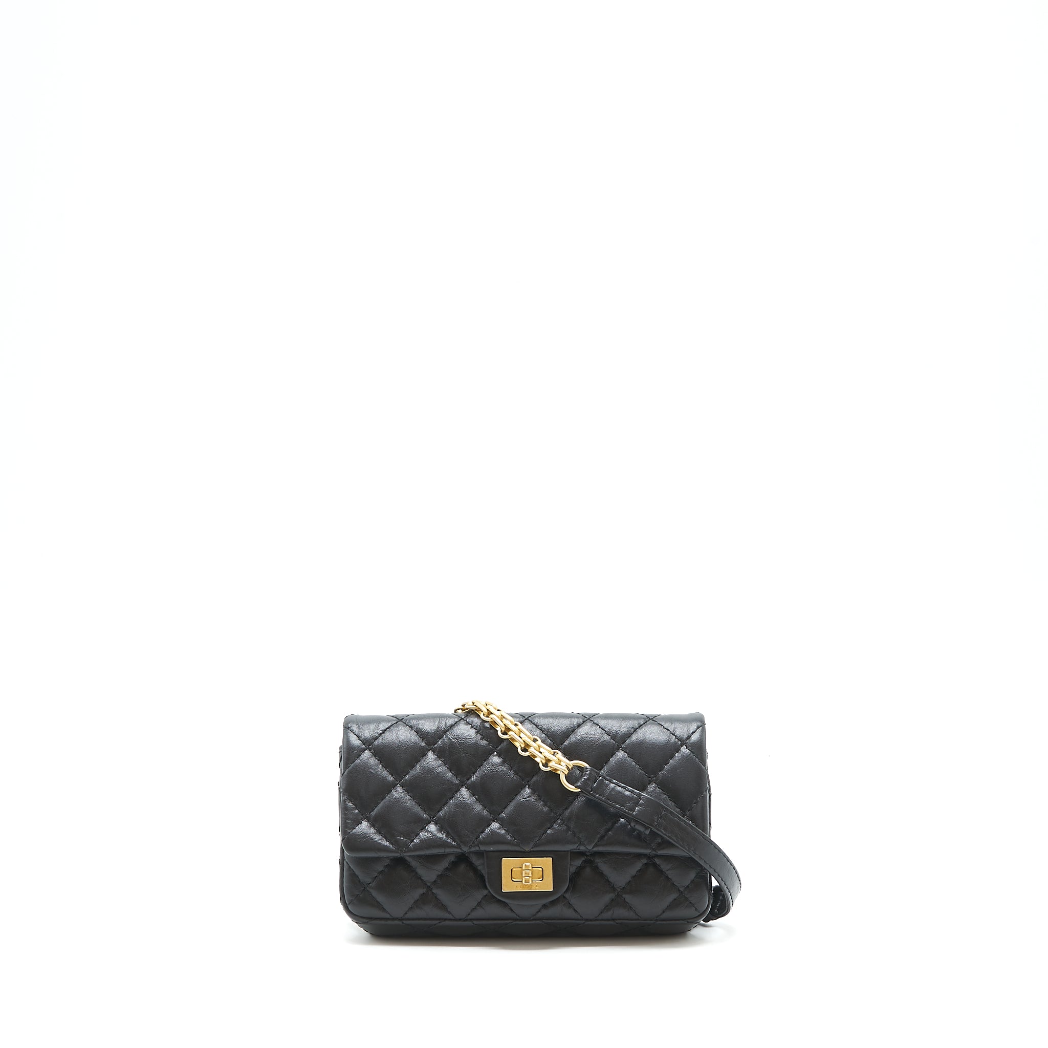 Chanel 2.55 Reissue mini waist Belt Bag black