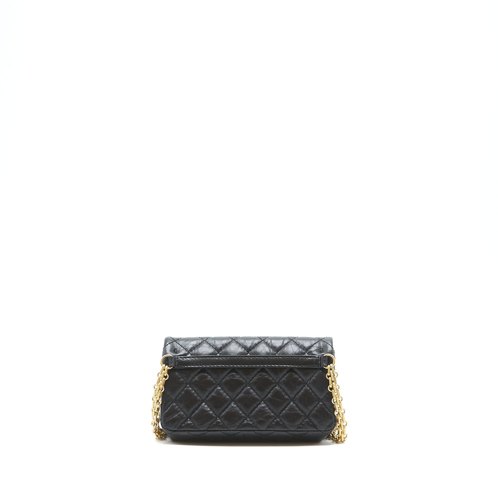 Chanel 2.55 Reissue mini waist Belt Bag black