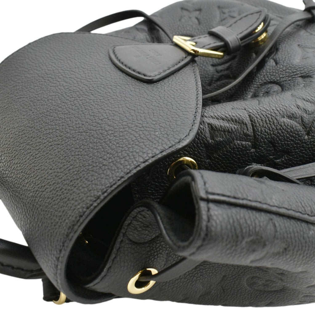 LOUIS VUITTON Montsouris PM Monogram Empreinte Backpack Black