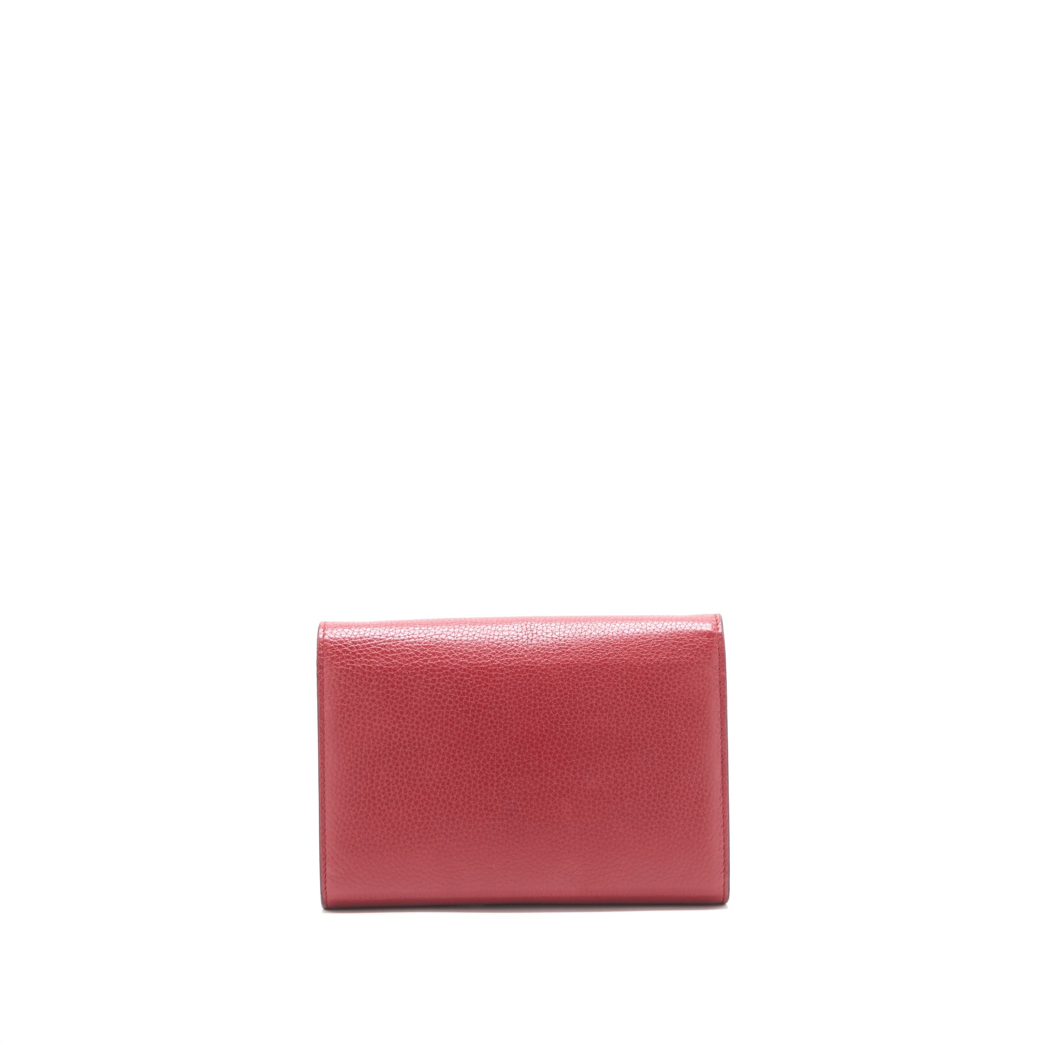 Gucci GG marmont Wallet on Chain Red