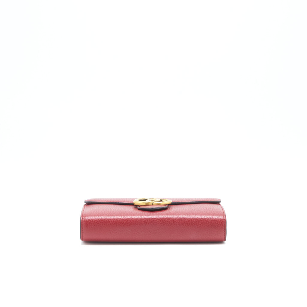 Gucci GG marmont Wallet on Chain Red