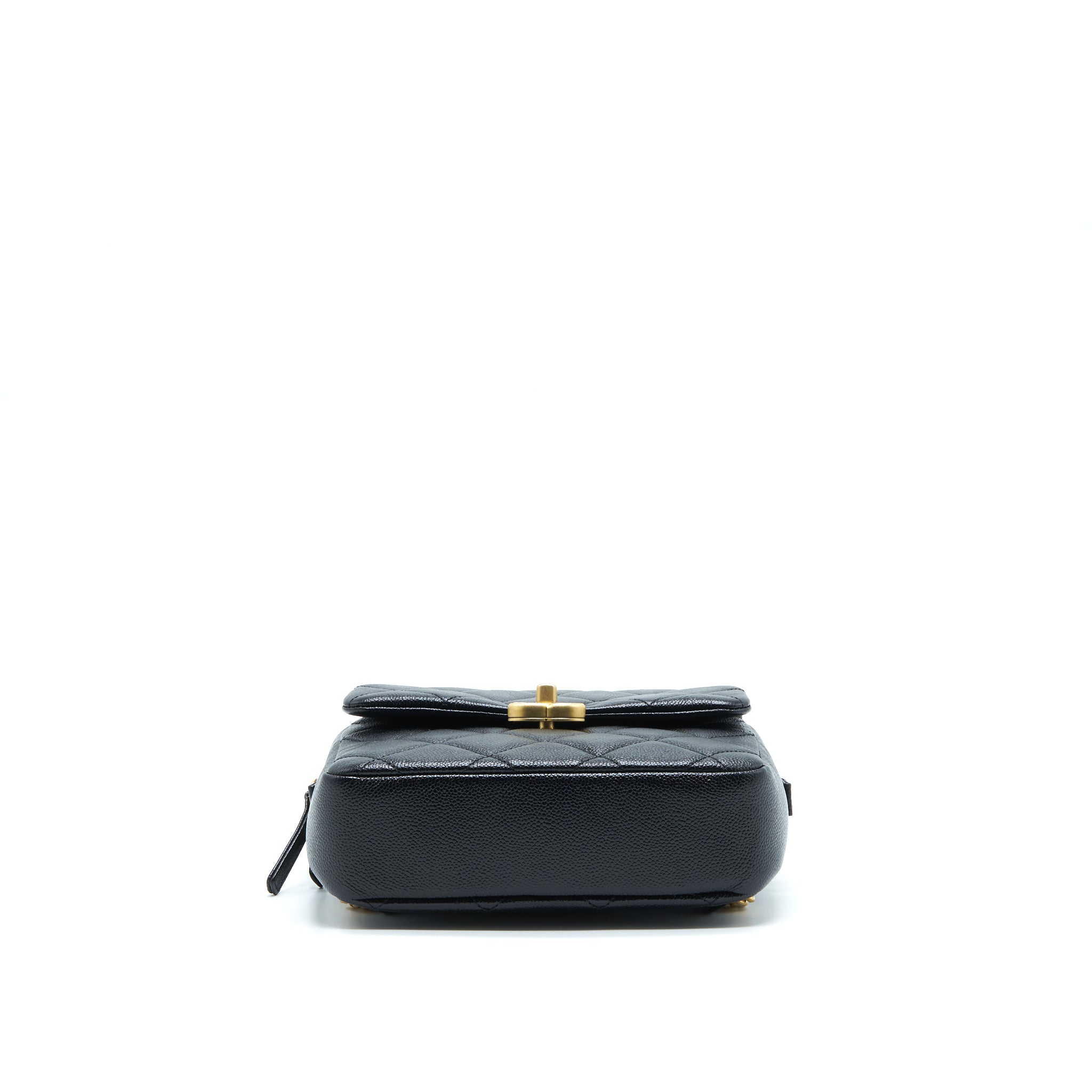 Chanel 22P Flap Backpack Caviar Black