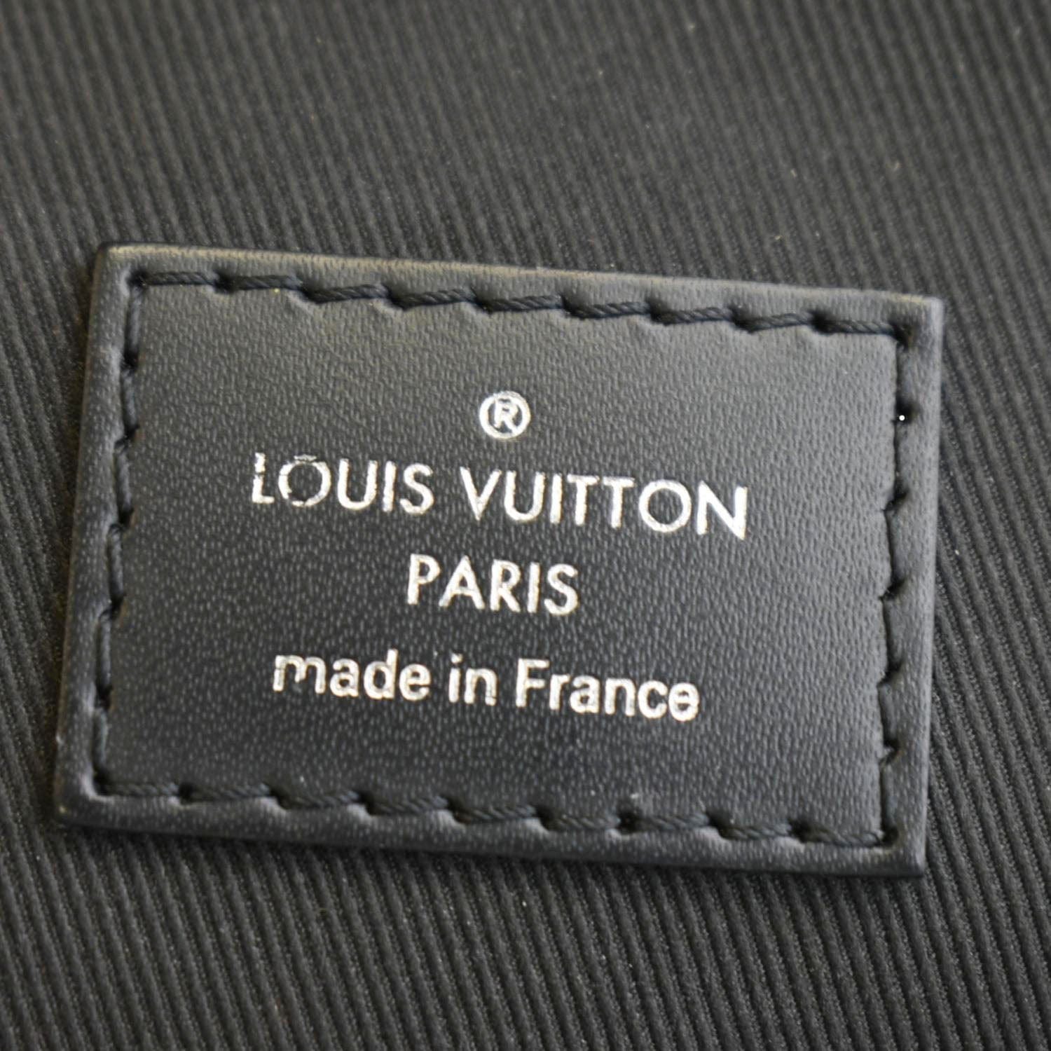 LOUIS VUITTON Avenue Sling Damier Graphite Backpack Bag Black