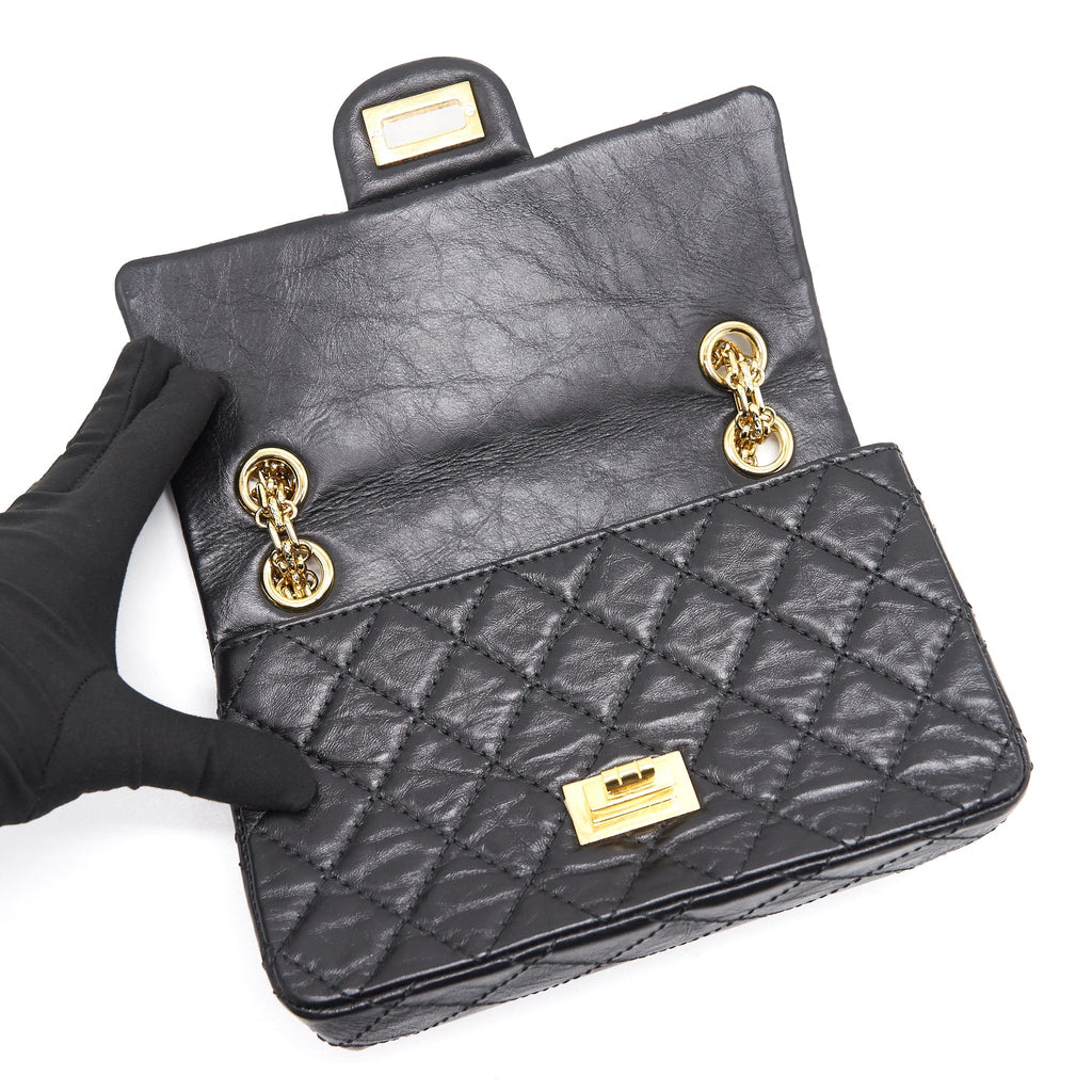 Chanel Small 2.55 Reissue Handbag Black L