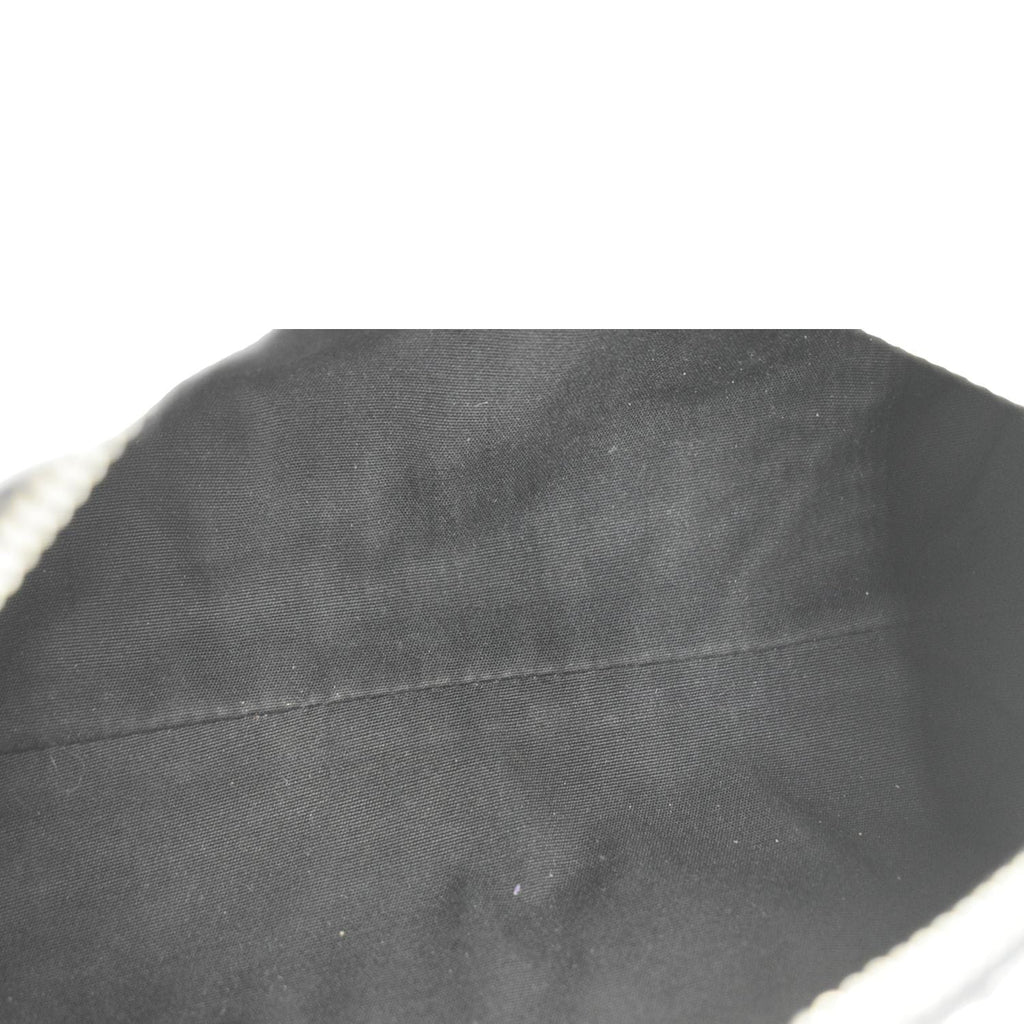 CHRISTIAN DIOR Roller Oblique Canvas Messenger Bag Navy Blue