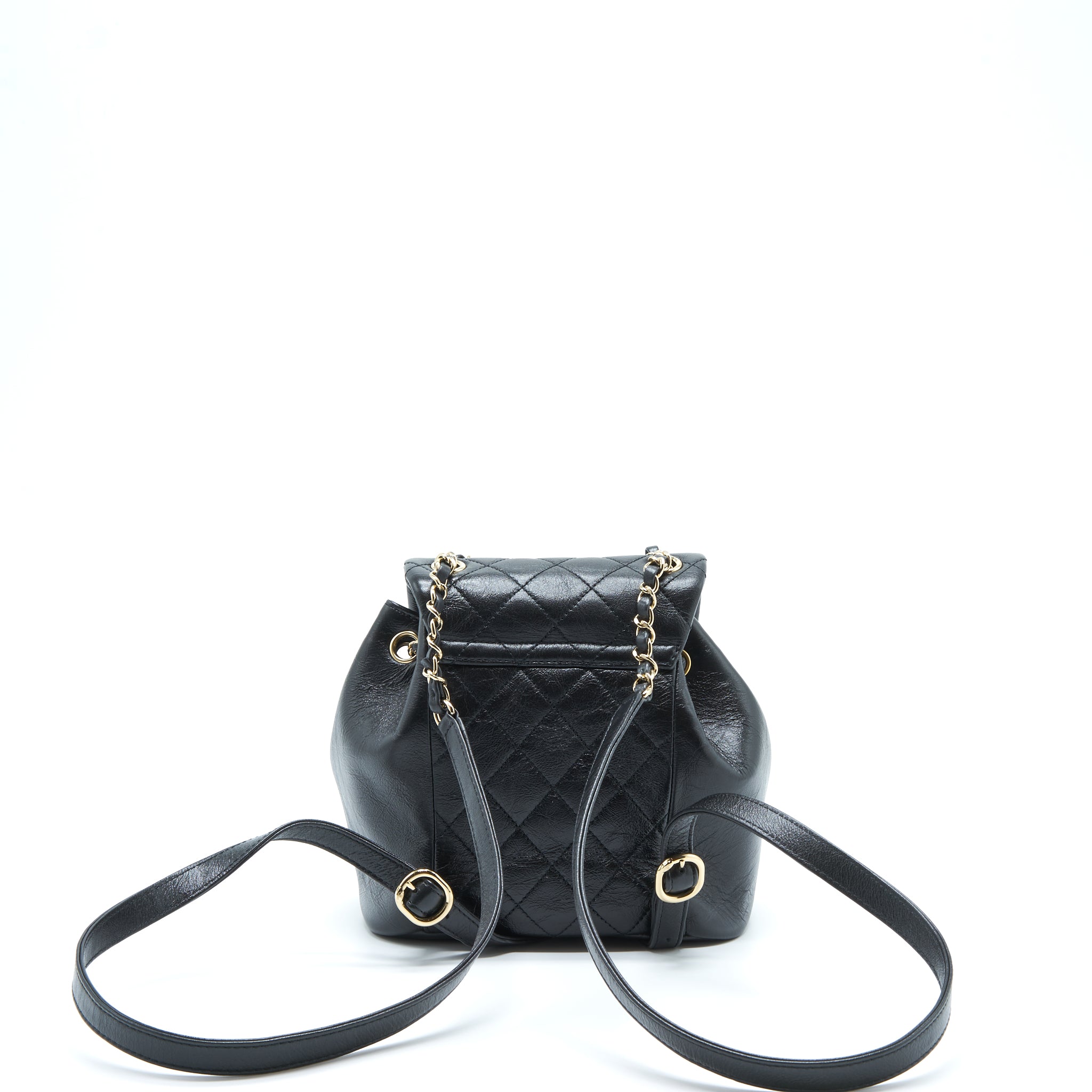 Chanel 22C Mini Duma Backpack Calfskin Black L