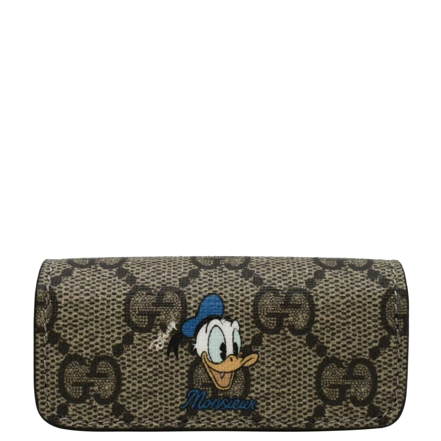GUCCI GG Coated Canvas Lipstick Case Beige 669984