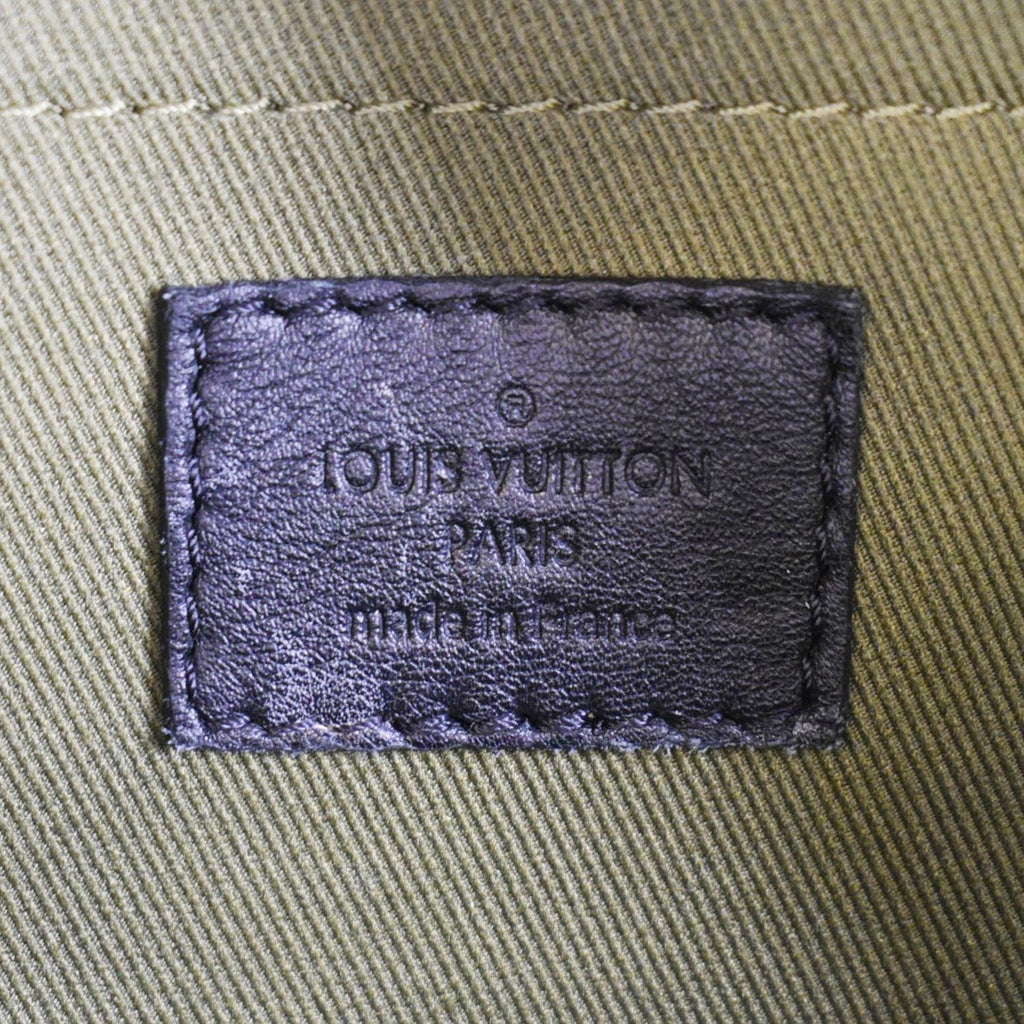 LOUIS VUITTON Palm Springs Infrarouge Mini Monogram Canvas Backpack Bag Black