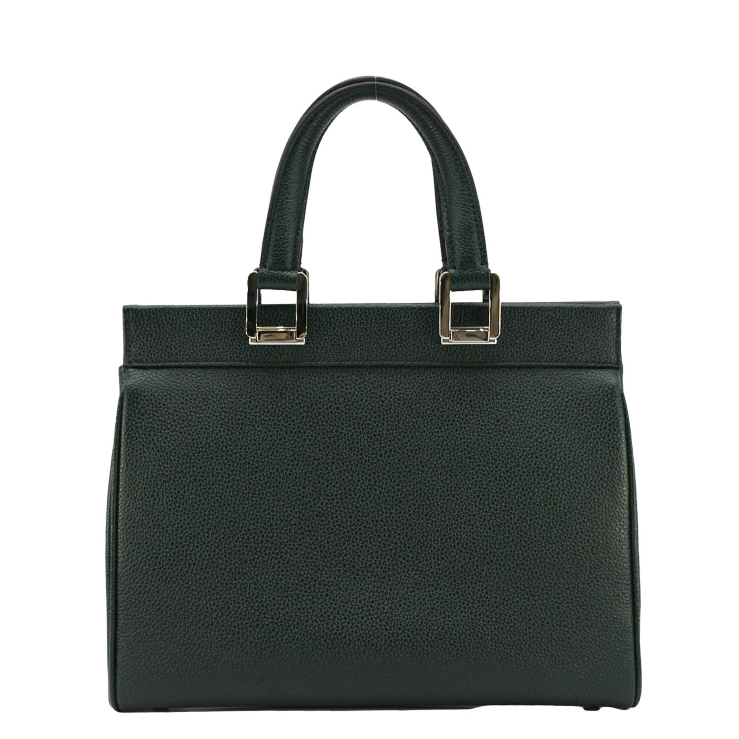 GUCCI Zumi Small Leather Top Handle Shoulder Bag Green